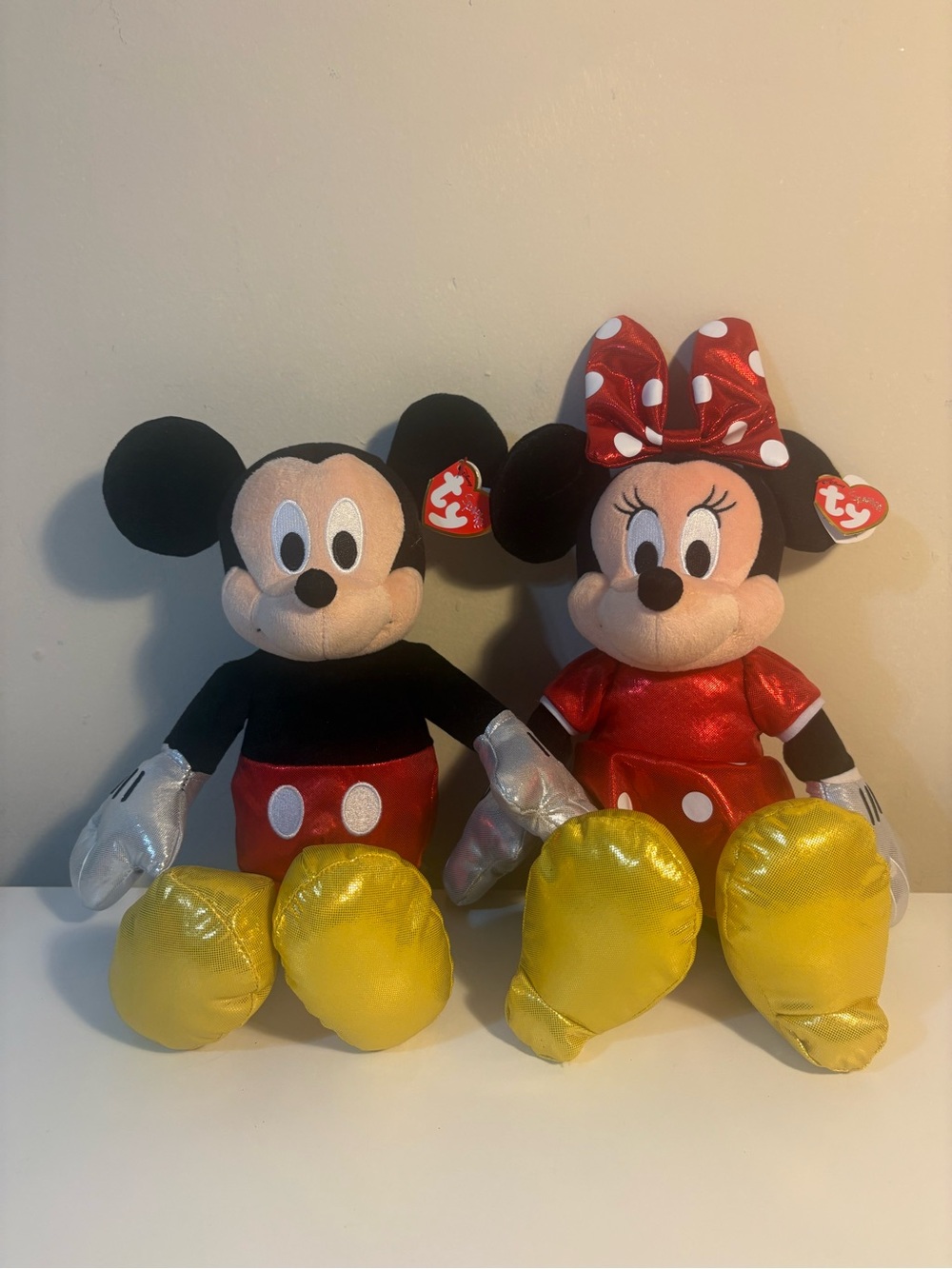 Mickey and Minnie Plush Toy Set
